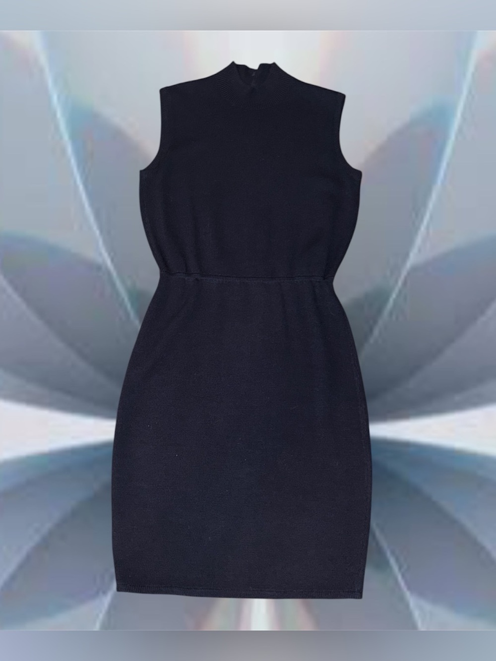 Size 6 St. John Collection Navy Dress Sleeveless Excellent Condition